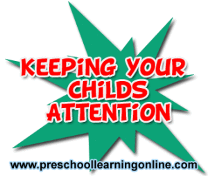 Learning simple ways to keep and improve your preschoolers attention and concentration.