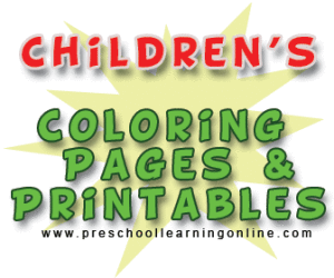 Free kids coloring pages, coloring sheets & preschool printable for teaching kids & having fun.