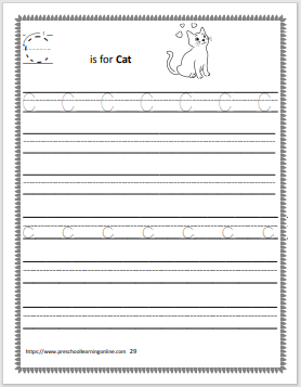 letter c worksheets preschool learning online lesson plans worksheets